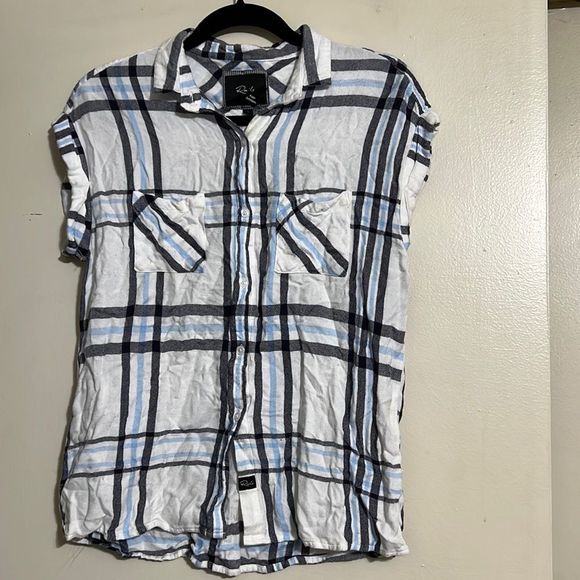 Rails plaid short sleeve shirt - Picture 1 of 4